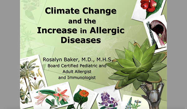 Climate Change and the Increase in Allergic Diseases